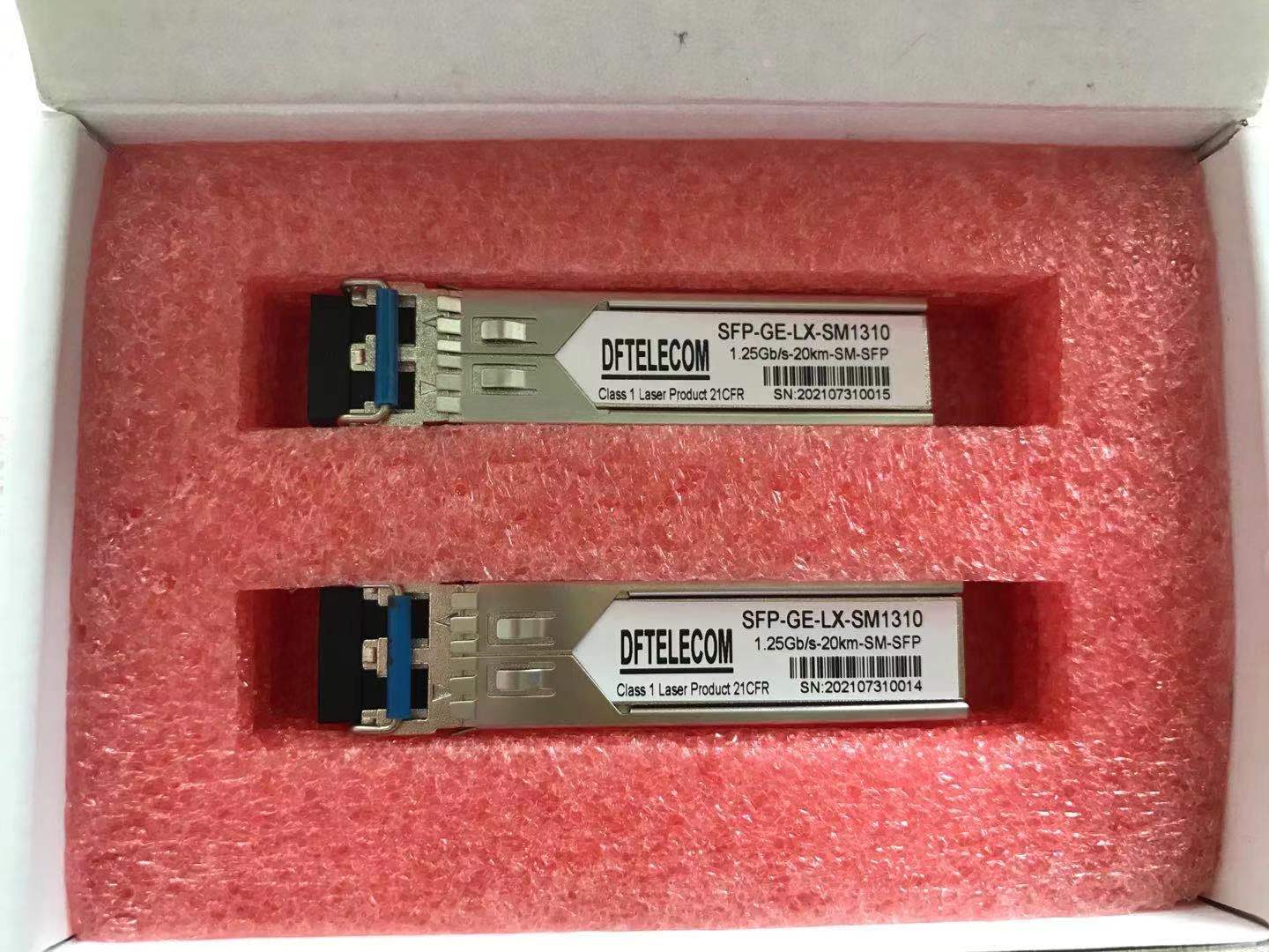 SFP 1.25G SM 1310 20Km LC DDM Compatible with HUAWEI Cisco etc