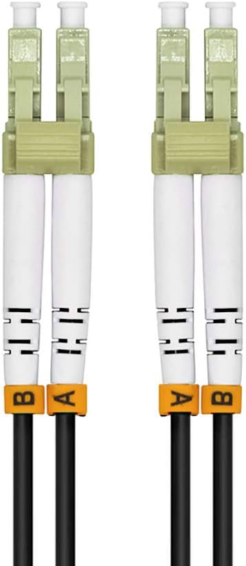 100Meters 328ft LC to LC 10/40/100Gbs OM4 Outdoor Armored Duplex Fiber Optic Cable Jumper Optical Patch Cord Multimode 50/125 100M LC-LC