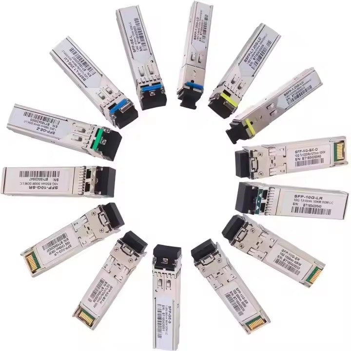 DFTTELECOM 10G SFP+ 20km 1310/1270nm LC Connector Optical Transceiver Module OEM Manufacturer 10gb FP BIDI ModuleCompatible with any Switch Router Server