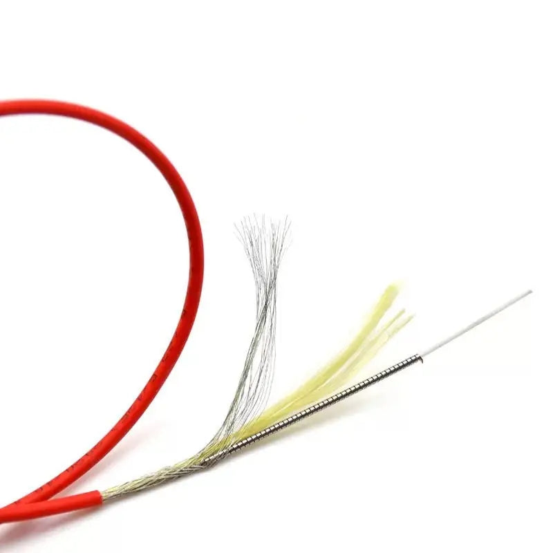 Stainless Steel Spiral Tube Armored DTS Distributed Temperature Sensor Fiber Cable
