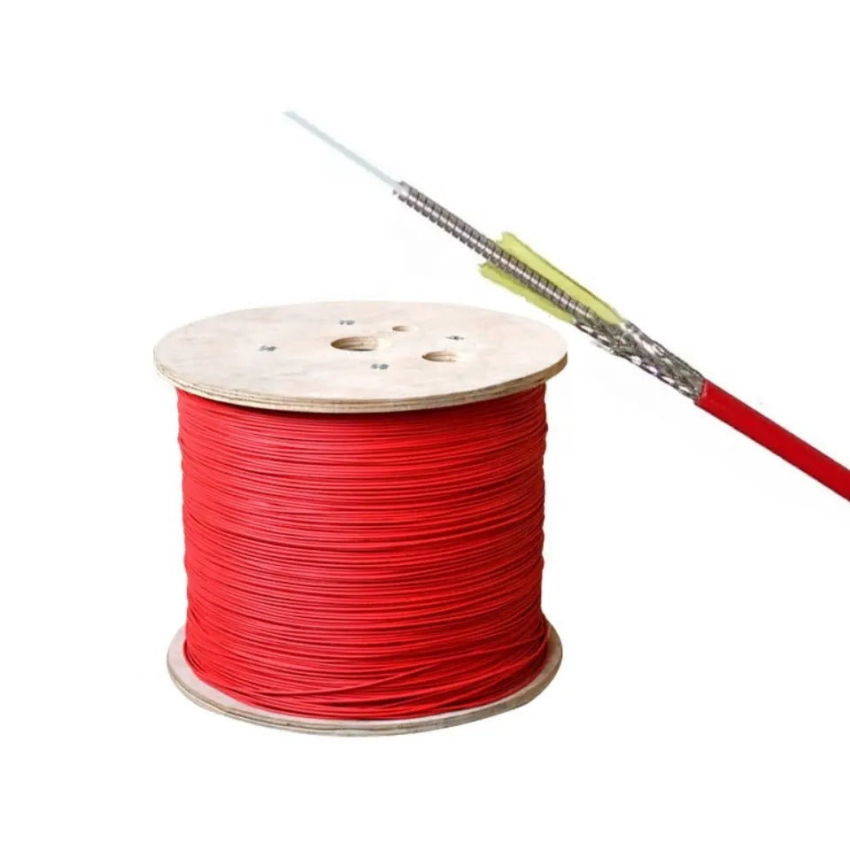 Stainless Steel Spiral Tube Armored DTS Distributed Temperature Sensor Fiber Cable