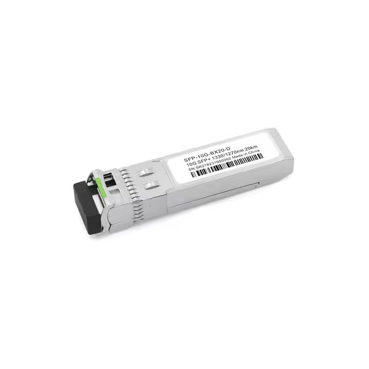 DFTTELECOM 10G SFP+ 20km 1310/1270nm LC Connector Optical Transceiver Module OEM Manufacturer 10gb FP BIDI ModuleCompatible with any Switch Router Server
