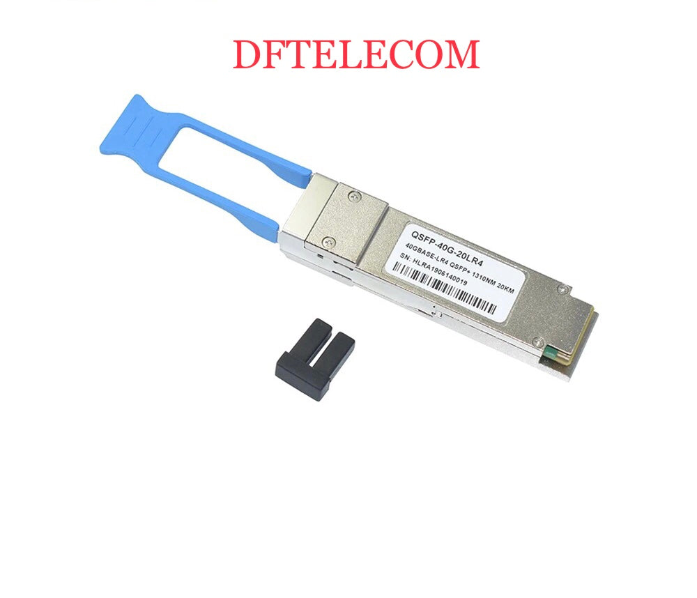 Модуль оптоволоконного приемопередатчика QSFP+40G SM1310 LR4 20 км, совместимый с HUAWEI ZTE Cisco и т. д.