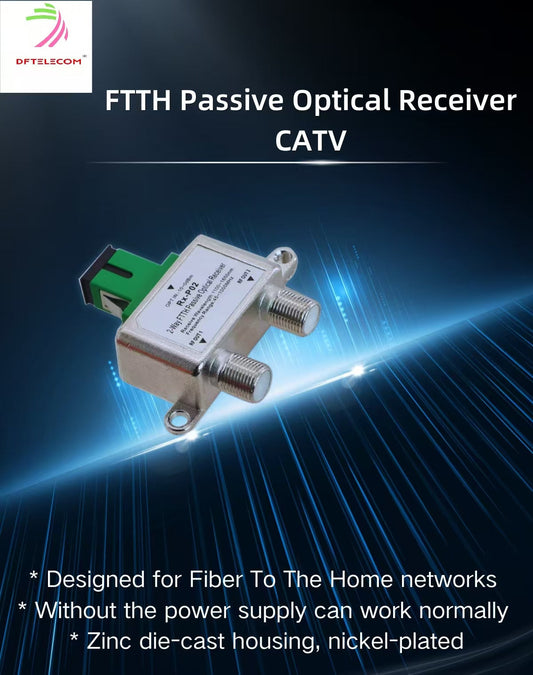 What are theFunctions & Applications of Coaxial Cable Splitter (2-way optical receiver for FTTH/RF/CATV node?