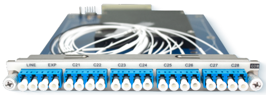 Optical Demultiplexer/Multiplexer (ODM) Card