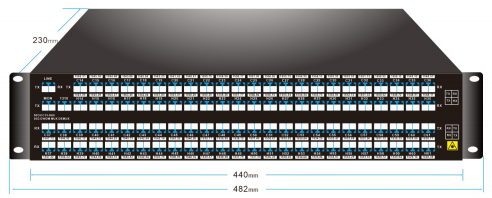 50GHz 96CH DWDM MUX DEMUX