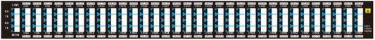 75GHz 64CH DWDM MUX DEMUX 1528.871nm-1566.621nm with Monitor Port， LC/UPC 1U Rack
