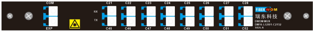 100GHz 4~16CH DWDM MUX DEMUX TFF Type