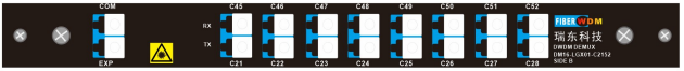 100GHz 4~16CH DWDM MUX DEMUX TFF Type