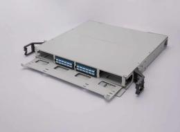 DFT Instapatch G2 1U Sliding Modular Cassette 4-Slot Fiber Panel