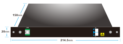 100G LR ER ZR Dual fiber to Single fiber Converter