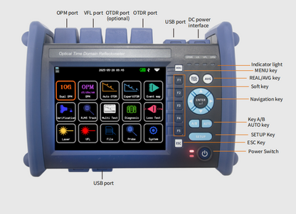 JW3302T Optical Time Domain Reﬂectometer OTDR