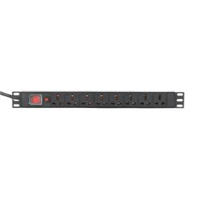 8-wayPDU Power Distribution Unit Rack Cabinet 8*100w 1n20A 1.75A out 57