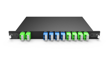 4CH WDM GPON XGS-PON RF Video And OTDR Plug-in LGX Box 215*150*20MM FW-2G-LGX02-GXVO