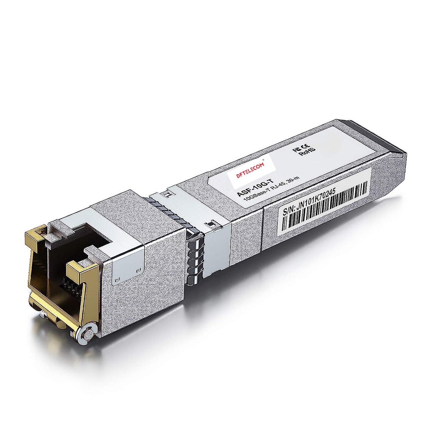 10GBase-T SFP+ to RJ-45 Transceiver, 10Gbe SFP+ Copper Ethernet CAT6a Module, up to 30-Meter, for Cisco SFP-10G-T-S, Meraki, Ubiquiti UniFi UF-RJ45-10G, Fortinet, Netgear, TP-Link TL-SM5310-T and More