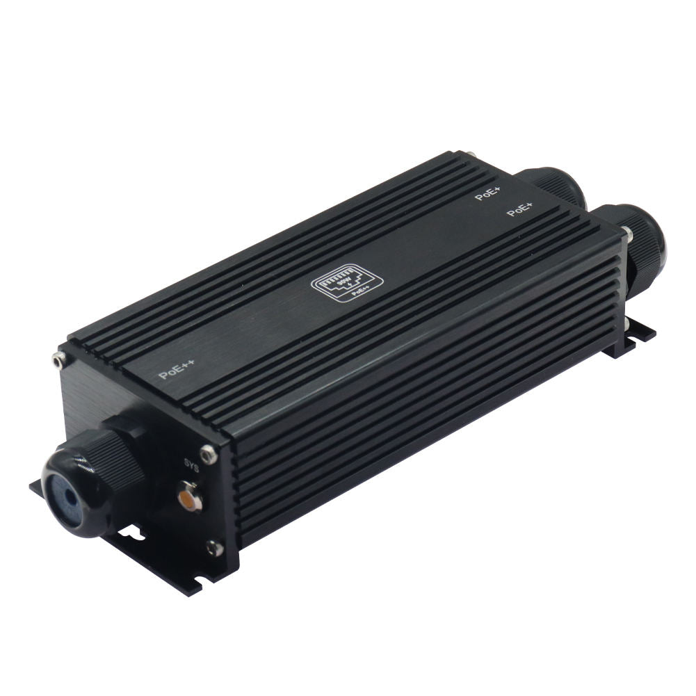 Outdoor Use IP67 Protection Waterproof Industrial Gigabit Ethernet IEEE802.3bt PoE Extender for Harsh Environment